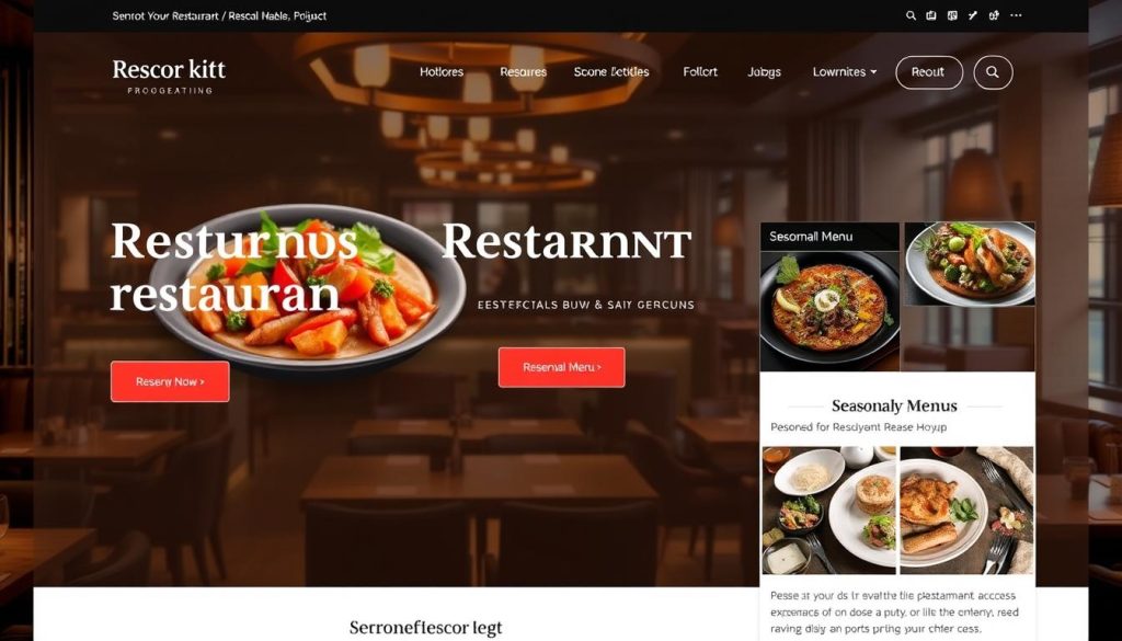 Restaurante Website Design